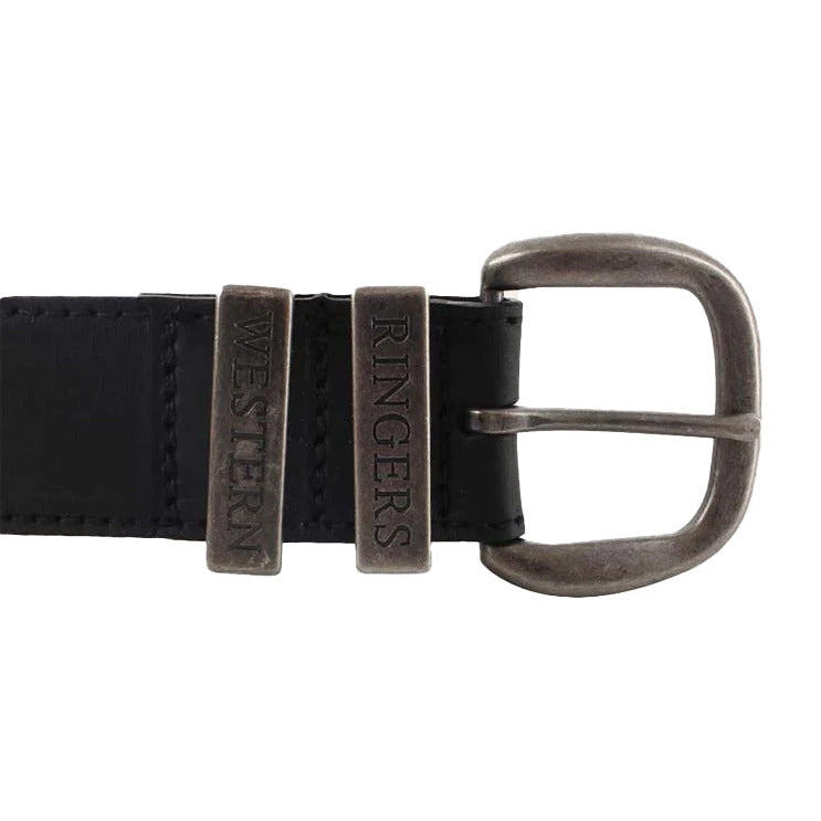 Ringers Western James Belt (419222065) Black/Silver 
