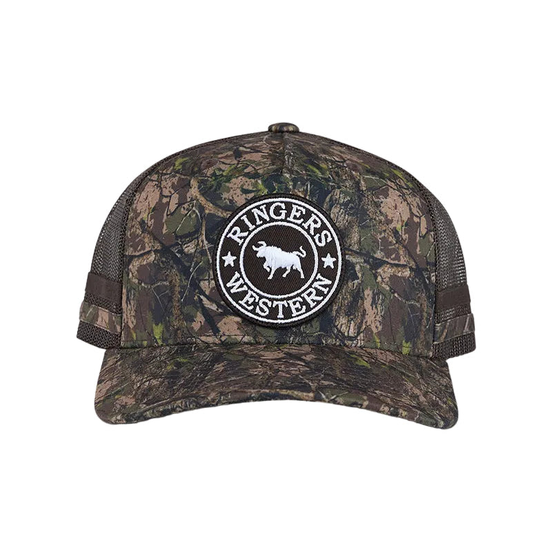 Ringers Western  Mccoy Trucker Cap  (425058RW)  Camo/Brown