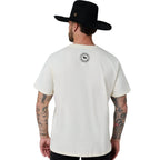 Ringers Western Mens Dust Devil S/S Loose Fit Tee (125199RW)  Off White