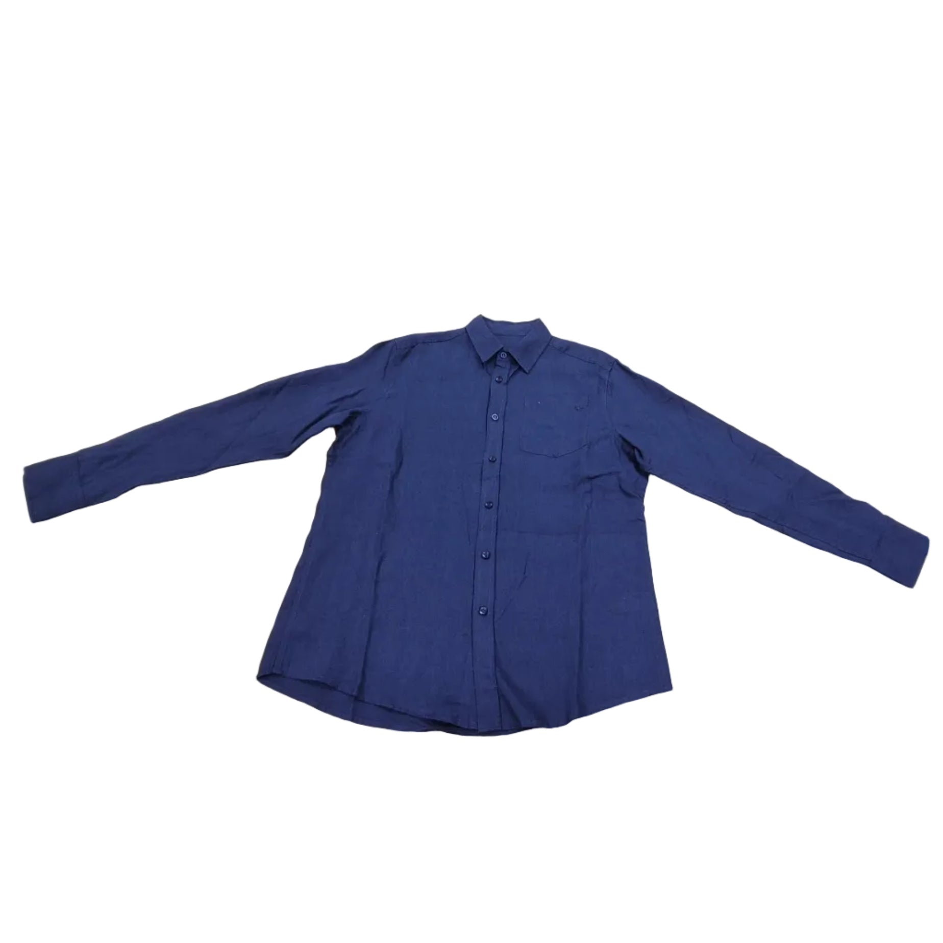 Ringers Western Mens Fieldstone L/S Linen Shirt (125173RW)  Navy