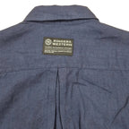Ringers Western Mens Fieldstone L/S Linen Shirt (125173RW)  Navy