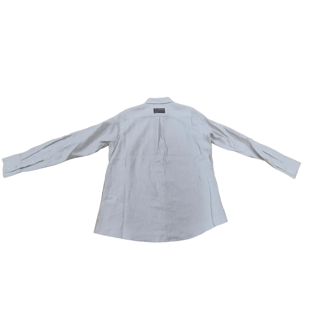 Ringers Western Mens Fieldstone L/S Linen Shirt (125173RW)  Sand
