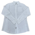 Ringers Western Mens Fieldstone L/S Linen Shirt (125173RW)  White
