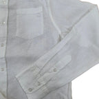 Ringers Western Mens Fieldstone L/S Linen Shirt (125173RW)  White
