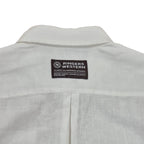 Ringers Western Mens Fieldstone L/S Linen Shirt (125173RW)  White