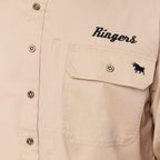Ringers Western Mens Ridgecrest Full Button L/S Work Shirt (125194RW) Dark Sand