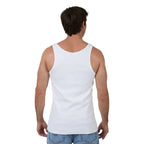 Ringers Western Mens Shearer Rib Tank (120202455RW) White