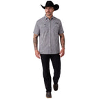 Ringers Western Mens Thirsty Days S/S Pub Shirt (125174RW) Chocolate