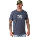 Ringers Western Mens Wild Ridge Eagle Stock Fit S/S Tee (125186RW) Washed Black