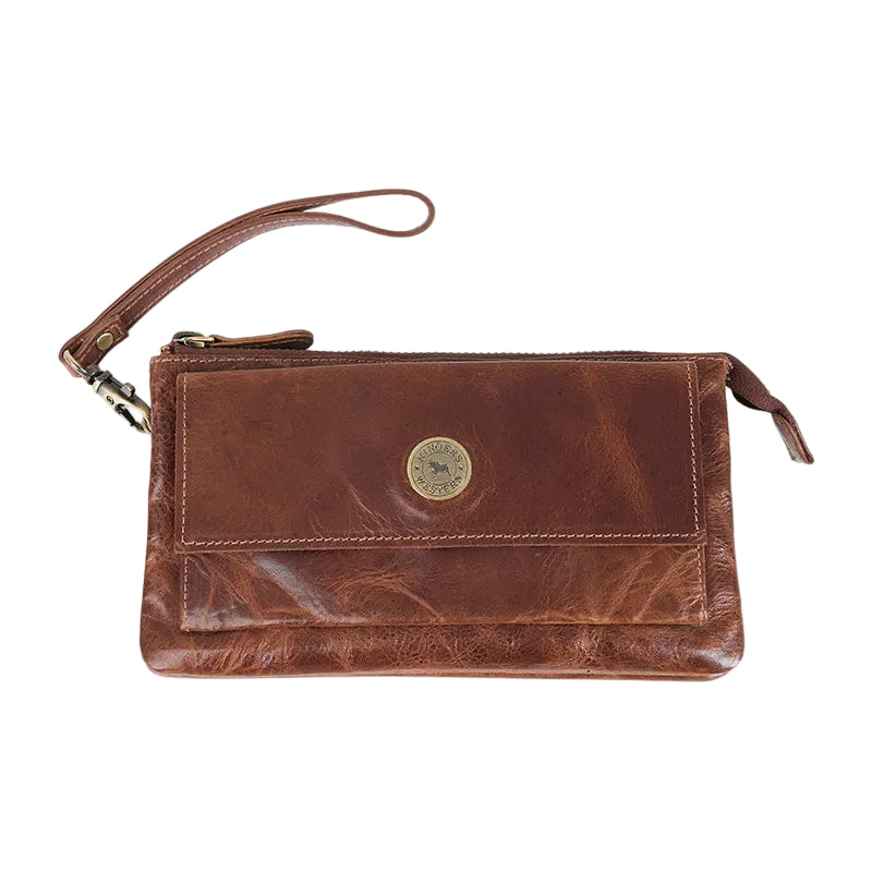 Ringers Western Toro Strap Purse  (226005RW) Cognac Front Closed
