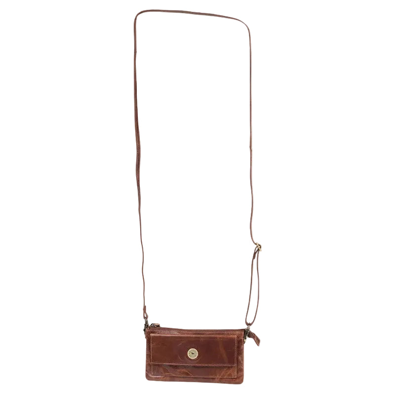 Ringers Western Toro Strap Purse  (226005RW) Cognac Full Strap View