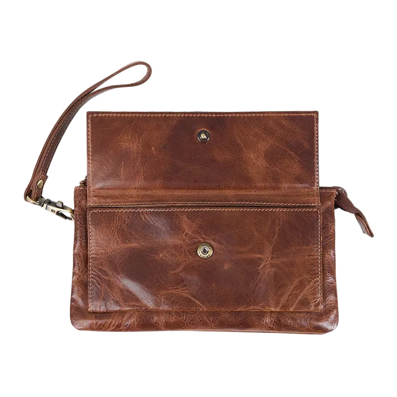 Ringers Western Toro Strap Purse  (226005RW) Cognac Front Open View