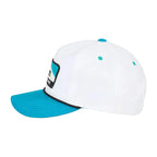 Ringers Western Unisex Rangers Roadhouse Cap (626022RW)  Off White/Teal