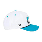 Ringers Western Unisex Rangers Roadhouse Cap (626022RW)  Off White/Teal
