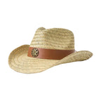 Ringers Western Unisex Sweetgrass Festival Straw Cowboy Hat (625126RW)  Tan