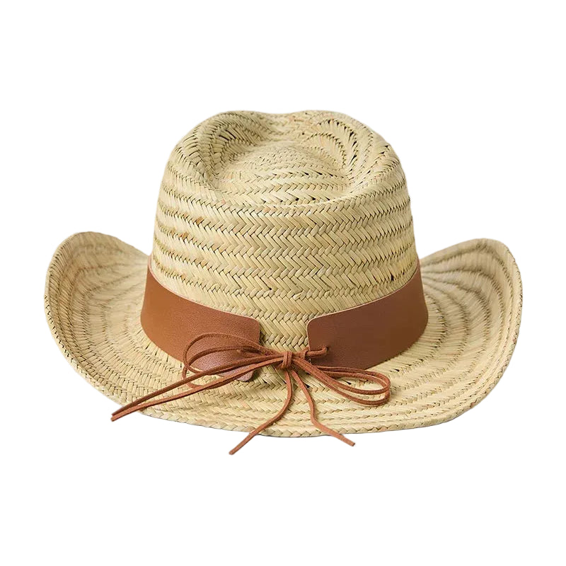Ringers Western Unisex Sweetgrass Festival Straw Cowboy Hat (625126RW)  Tan