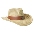 Ringers Western Unisex Sweetgrass Festival Straw Cowboy Hat (625126RW)  Tan