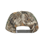 Camouflage-patterned cap on a white background