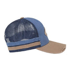 Ringers Western Unisex Worn Out Deep Fit Trucker Cap (625051RW)  Clay/Blue