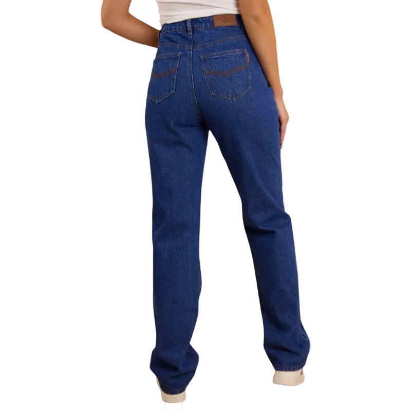 Ringers Western Womens Autumn Straight Leg Jeans (223054RW) True Blue [SD]