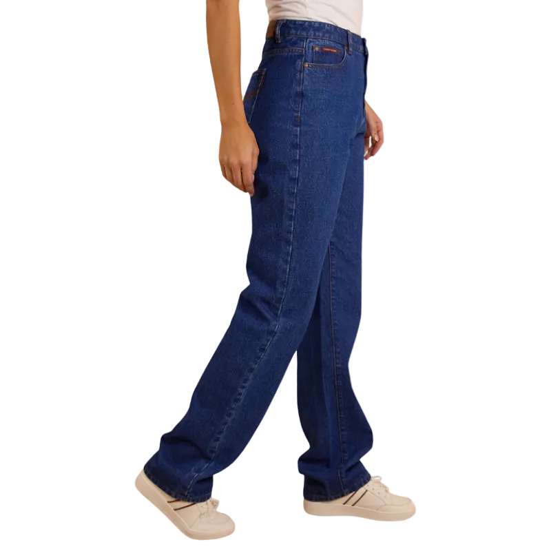 Ringers Western Womens Autumn Straight Leg Jeans (223054RW) True Blue [SD]