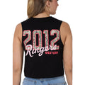 Ringers Western Womens Backcountry Cropped Muscle Tank  (225267RW)  Black/Pink