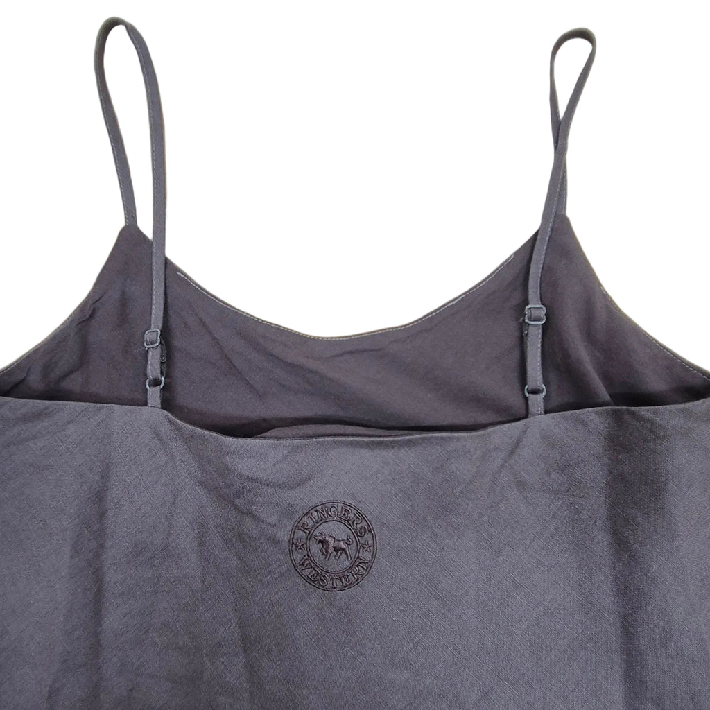 Ringers Western Womens Carmen Bias Cut Linen Cami Top (225177RW)  Chocolate