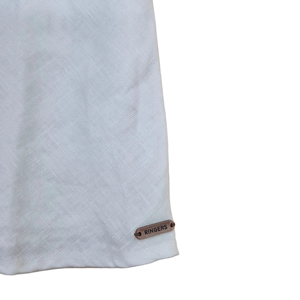 Ringers Western Womens Carmen Bias Cut Linen Cami Top (225177RW)  White