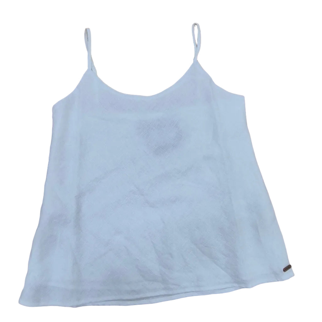 Ringers Western Womens Carmen Bias Cut Linen Cami Top (225177RW)  White