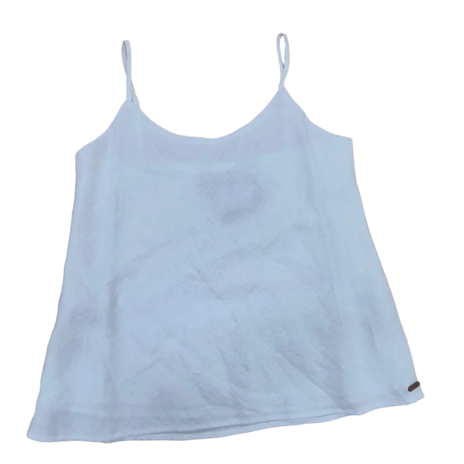 Ringers Western Womens Carmen Bias Cut Linen Cami Top (225177RW)  White