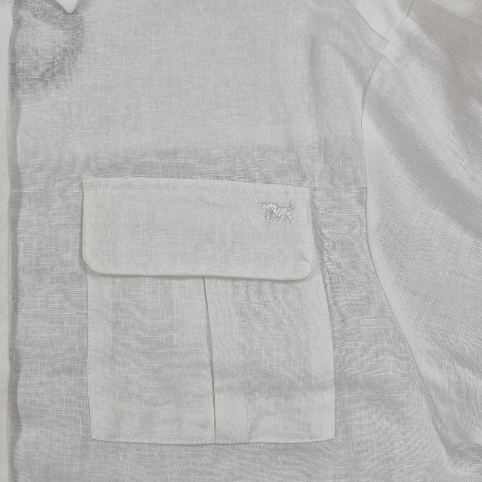 Ringers Western Womens Celine Oversized L/S Linen Shirt (225185RW)  White