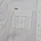 Ringers Western Womens Celine Oversized L/S Linen Shirt (225185RW)  White