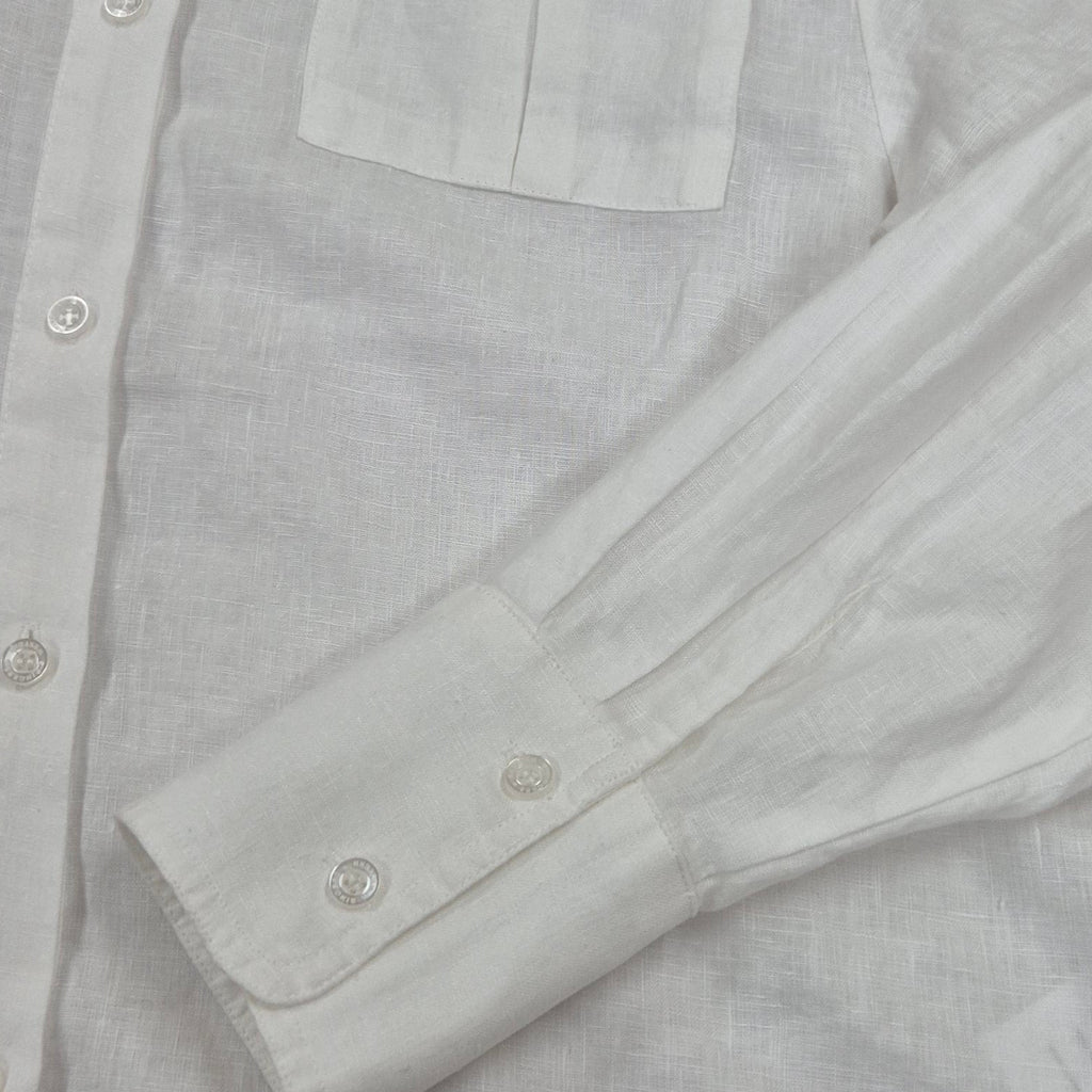 Ringers Western Womens Celine Oversized L/S Linen Shirt (225185RW)  White