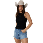 Ringers Western Womens Essential Classic Rib Tank (225229RW) Black
