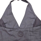 Ringers Western Womens Fallon Linen Halter Top (225178RW)  Chocolate