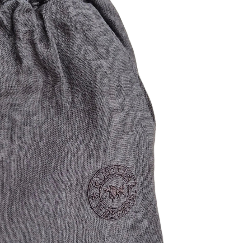 Ringers Western Womens Hattie Linen Drawstring Pants (225180RW)  Chocolate