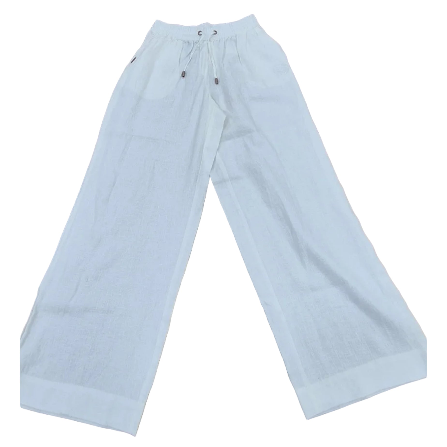 Ringers Western Womens Hattie Linen Drawstring Pants (225180RW)  White