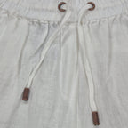 Ringers Western Womens Hattie Linen Drawstring Pants (225180RW)  White