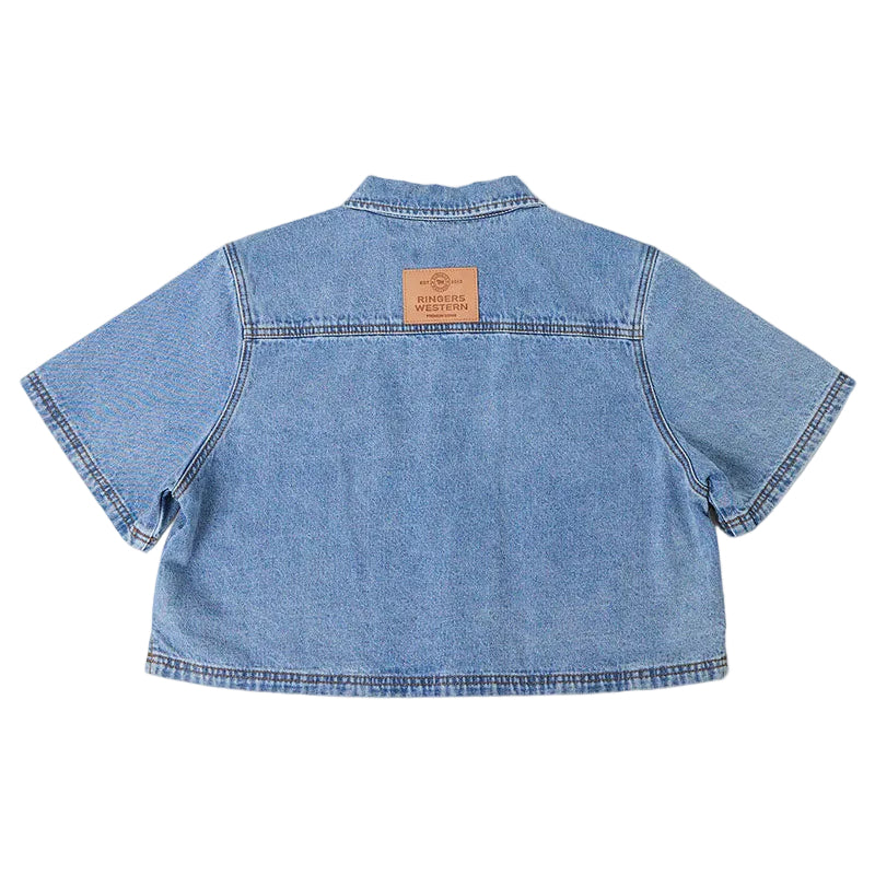 Ringers Western Womens Iris Outback Denim Top  (225227RW)  Light Blue