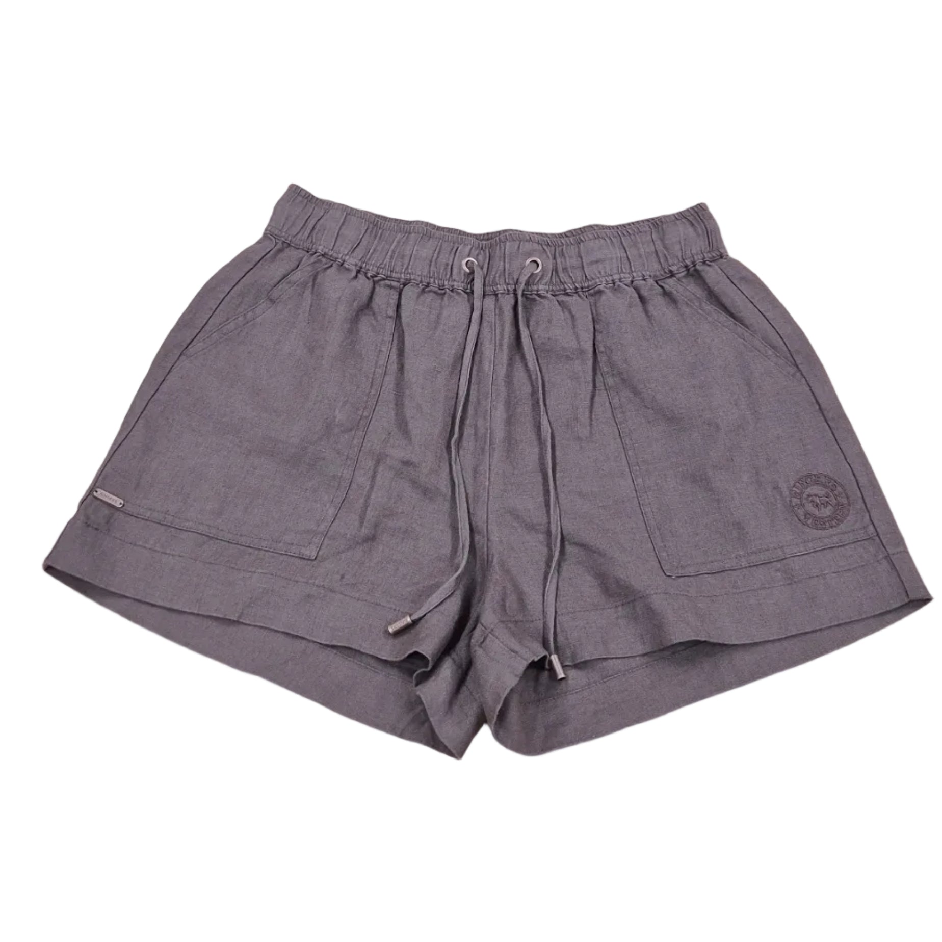 Ringers Western Womens Kinsley Linen Drawstring Shorts (225179RW) Chocolate