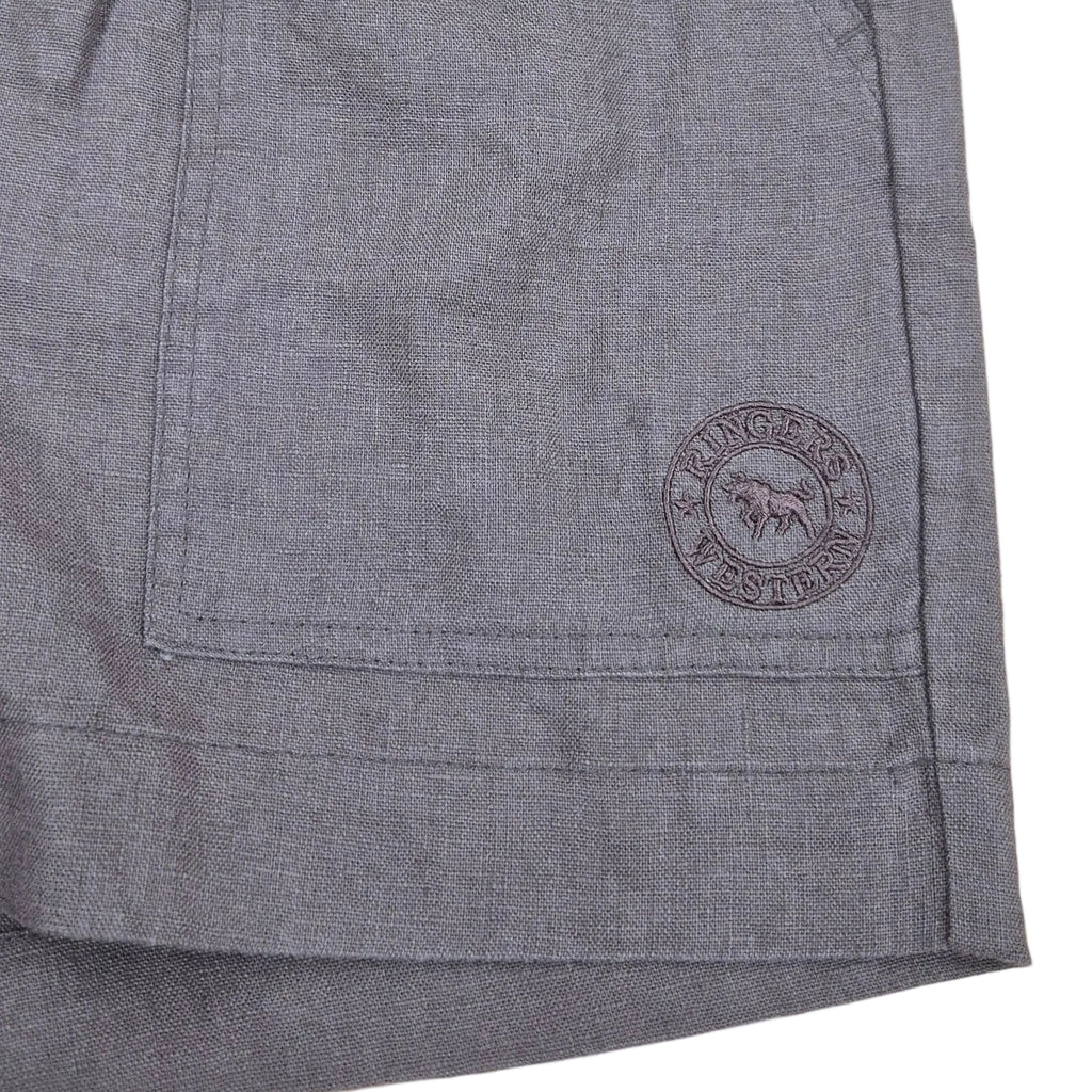 
Ringers Western Womens Kinsley Linen Drawstring Shorts (225179RW)  Chocolate