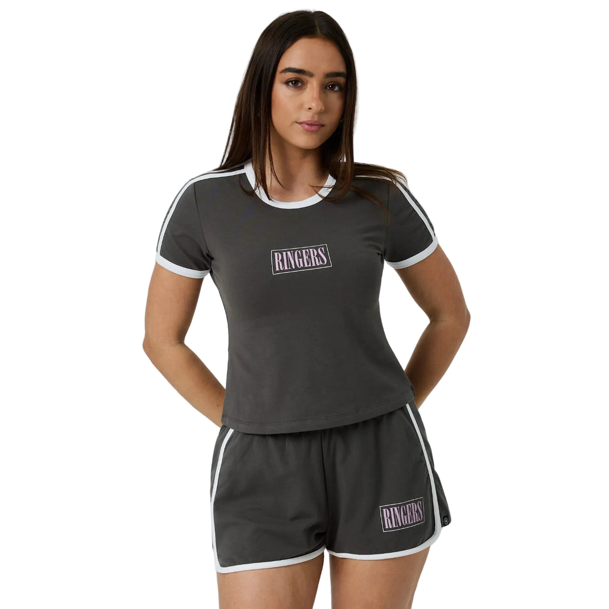 Ringers Western Womens Lolita Baby Shorts (225226RW)  Charcoal