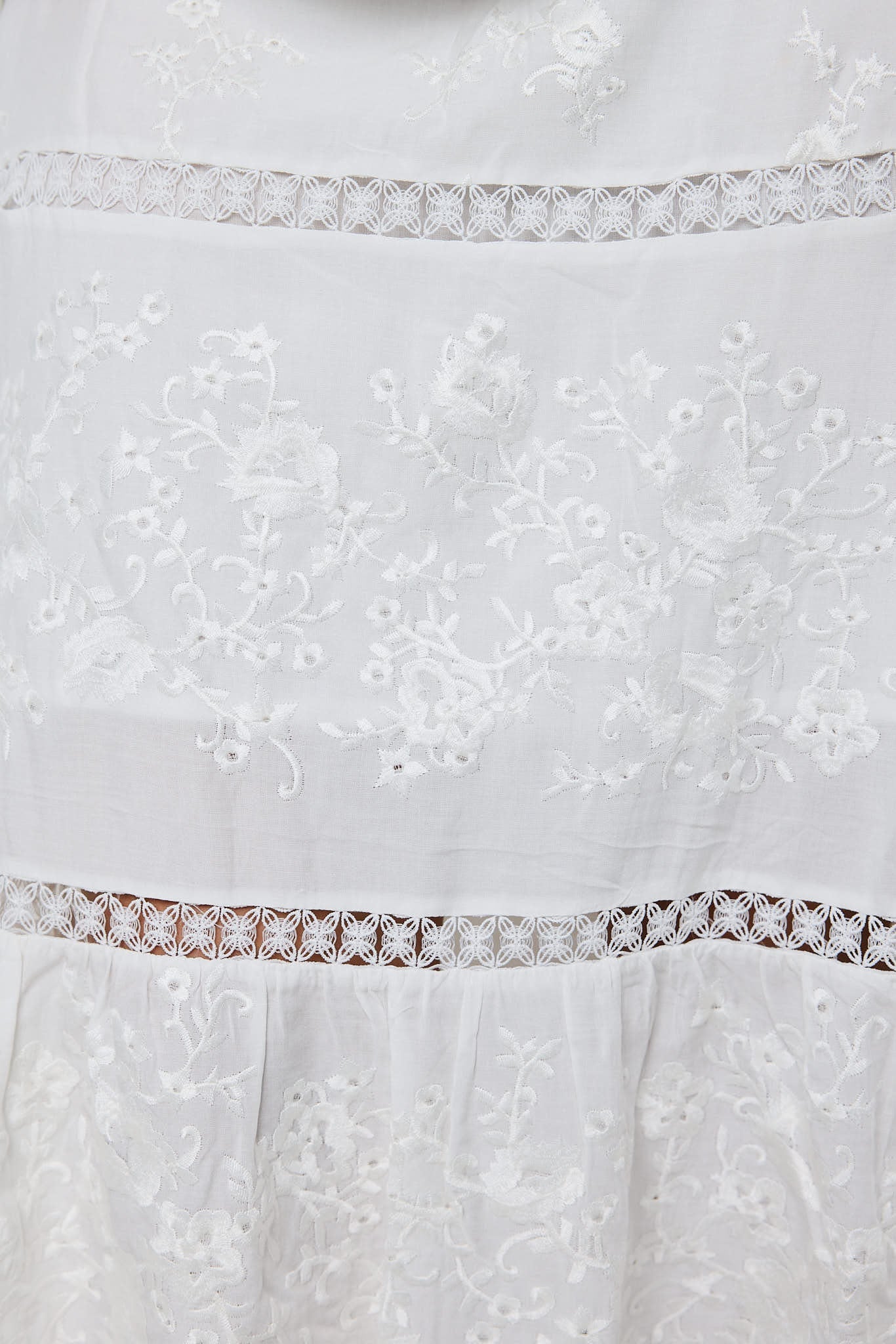 Ringers Western Womens Marisol Broderie Maxi Dress (225186RW)  White