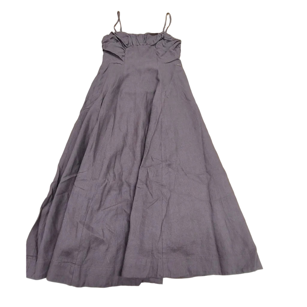 Ringers Western Womens Montanna Linen Midi Dress (225262RW)  Chocolate