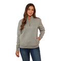 Ringers Western Womens Peninsula 1/4 Zip Jumper (223091RW) Grey Marle