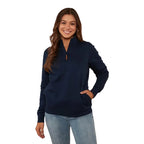 Ringers Western Womens Peninsula 1/4 Zip Jumper (223091RW) Navy