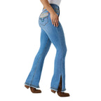 Ringers Western Womens Penny Rodeo Festival High Rise Bootleg Jeans (225164RW)  Mid Blue