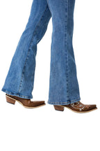 Ringers Western Womens Penny Starstruck High Rise Bootleg Jeans (225133RW)  Mid Blue