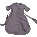 Ringers Western Womens Solene Linen Shirt Dress (225171RW)  Chocolate