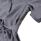 Ringers Western Womens Solene Linen Shirt Dress (225171RW)  Chocolate